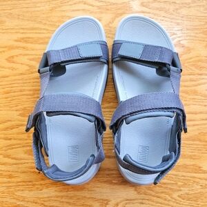 Fitflop New Ryker Webbing Light Grey Sandal 8